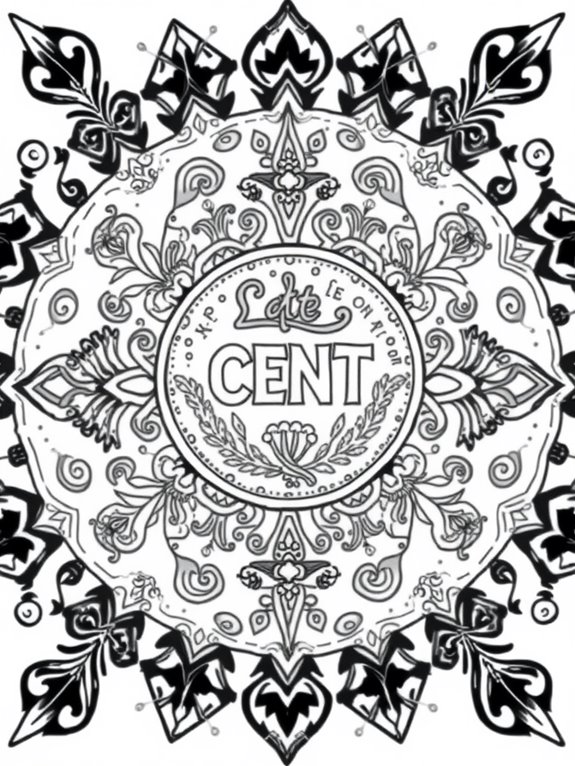 50 cent coloring page