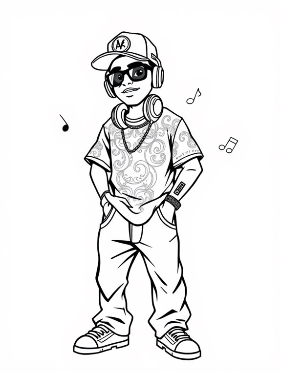 50 cent coloring page