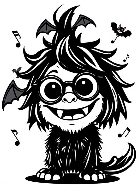 adorable ozzy osbourne illustration