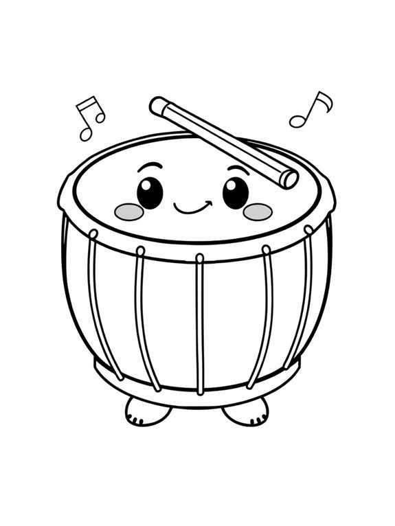 adorable timpani art page