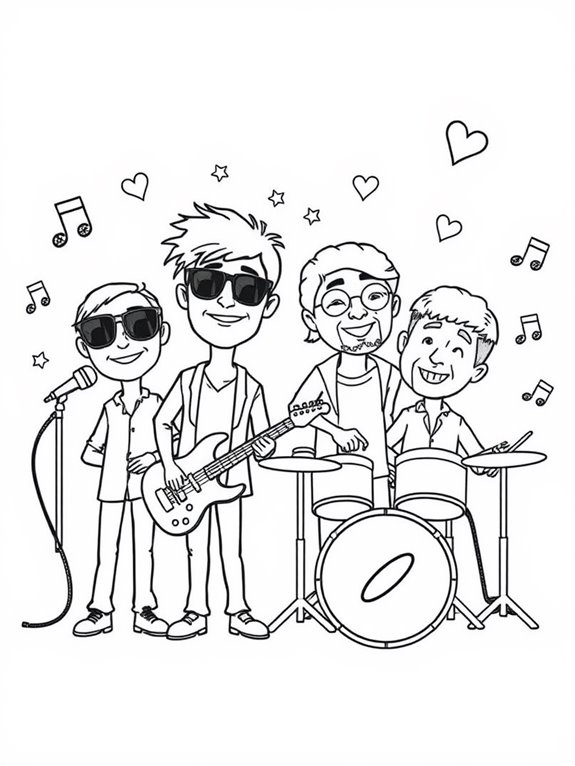 adorable u2 coloring page