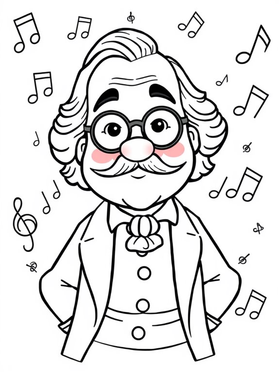 adorable wagner coloring activity