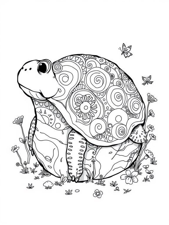 animal themed rock coloring page