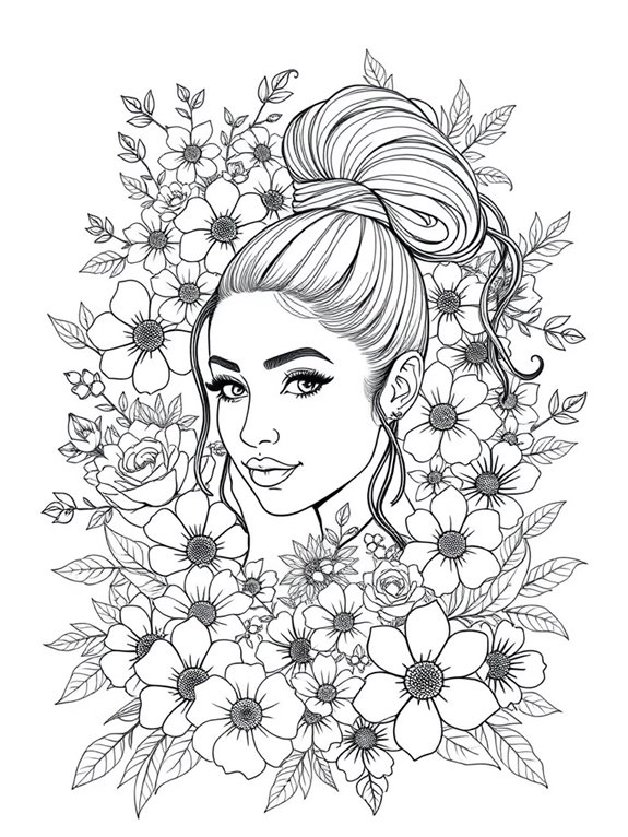 ariana grande floral design