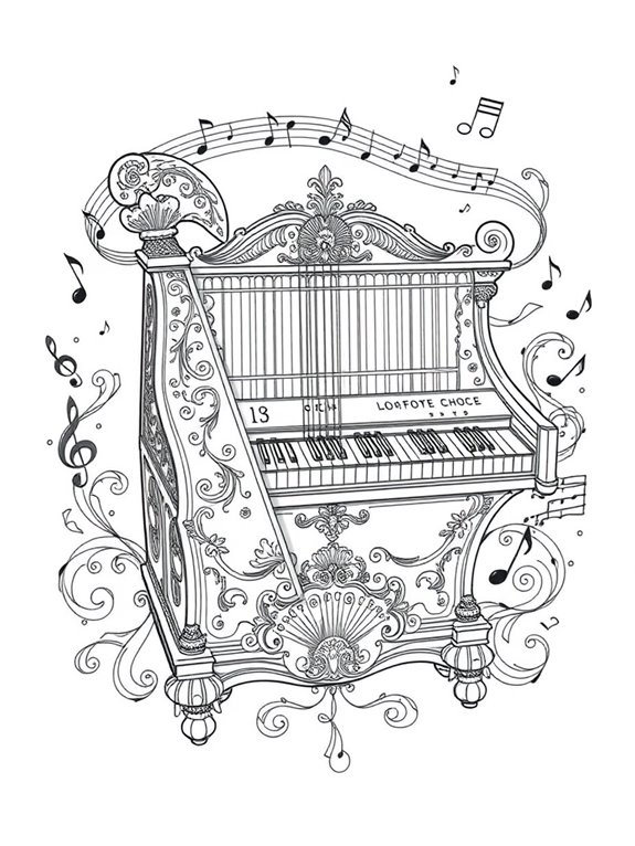 bach s harpsichord art activity