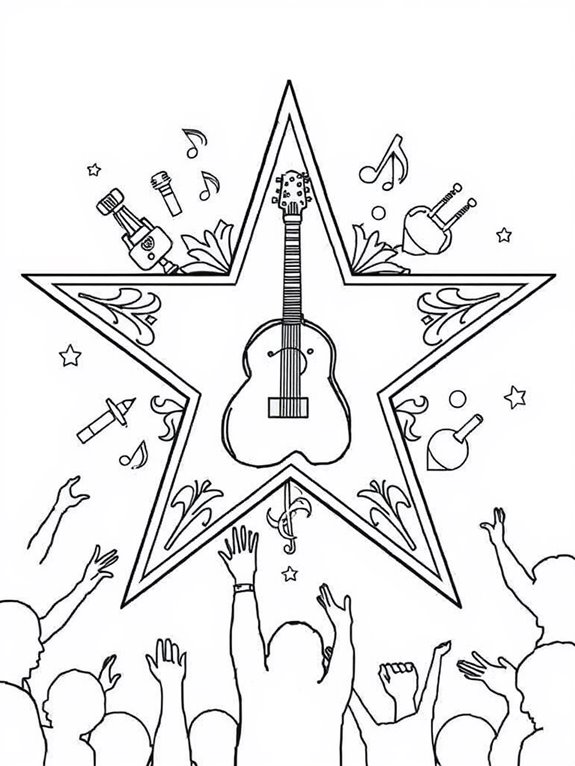 bruce springsteen coloring page