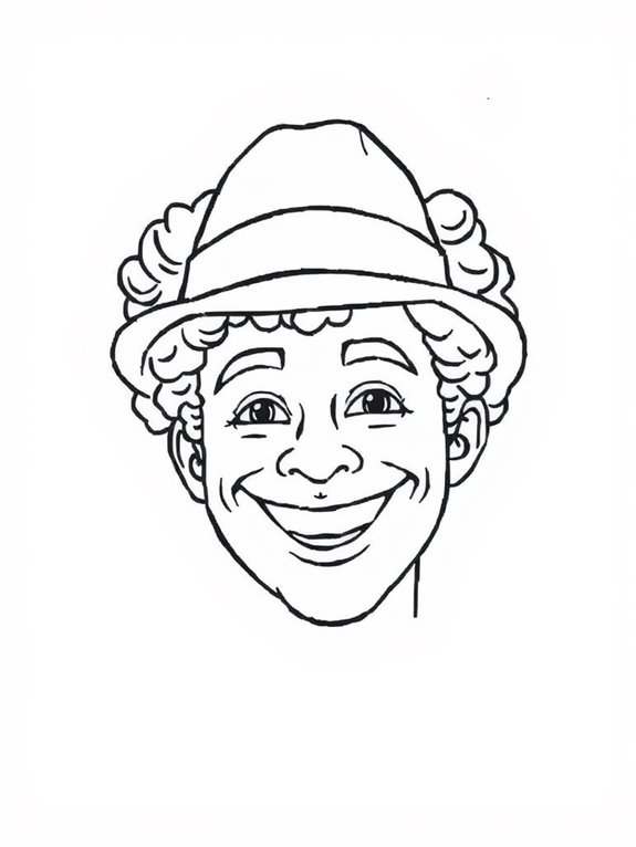 bruno mars coloring page