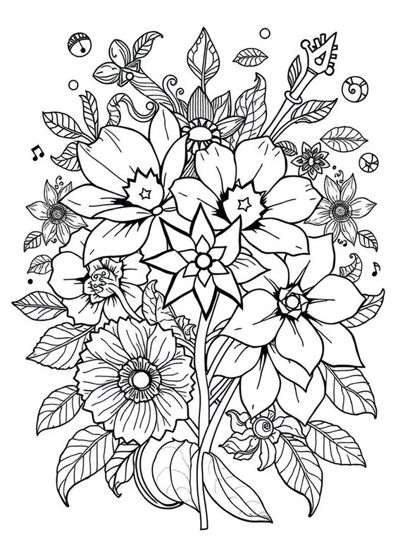 chili peppers coloring page