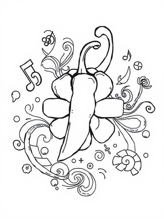 chill vibes coloring page