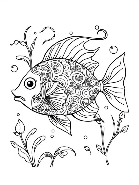 colorful fish soul design