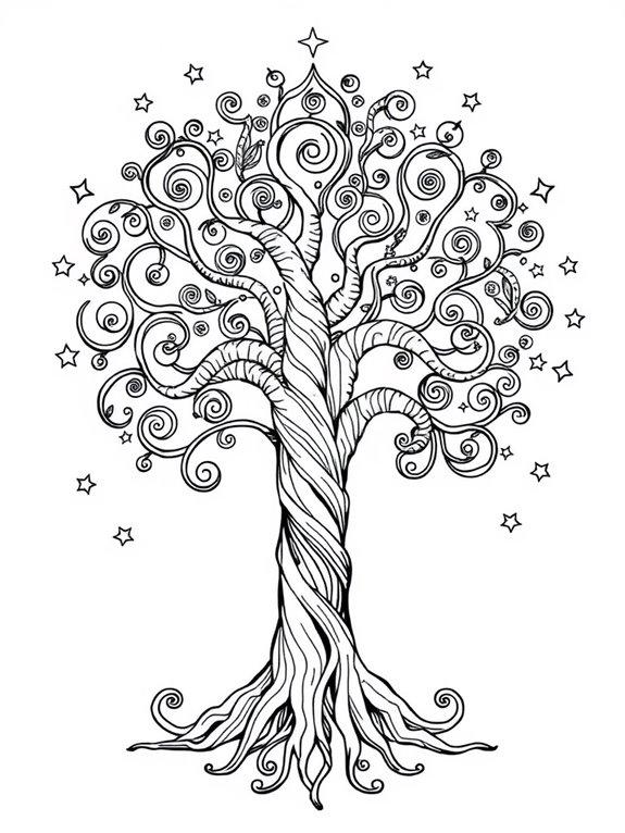 coloring page for relaxation