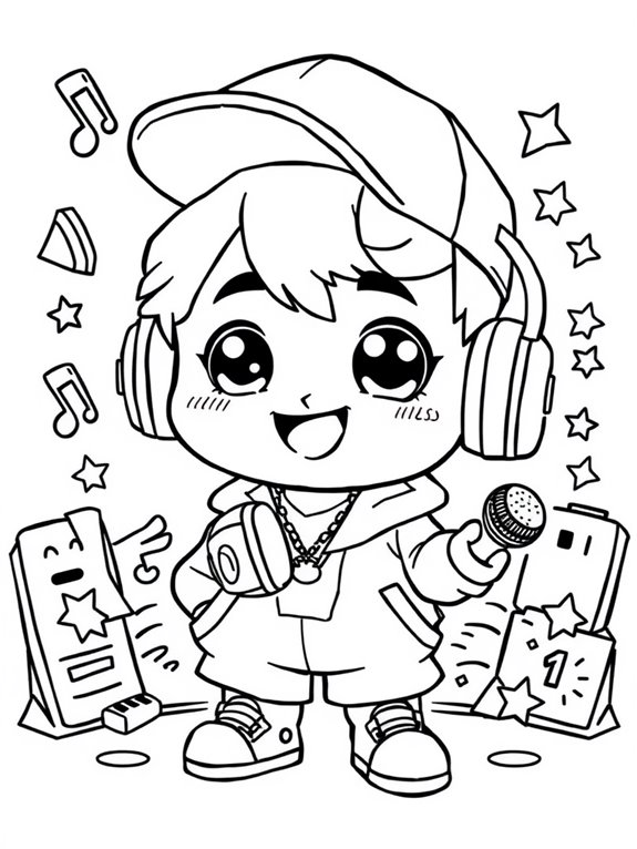 cute nas coloring page