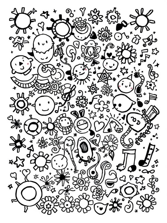 doodle funk art activity