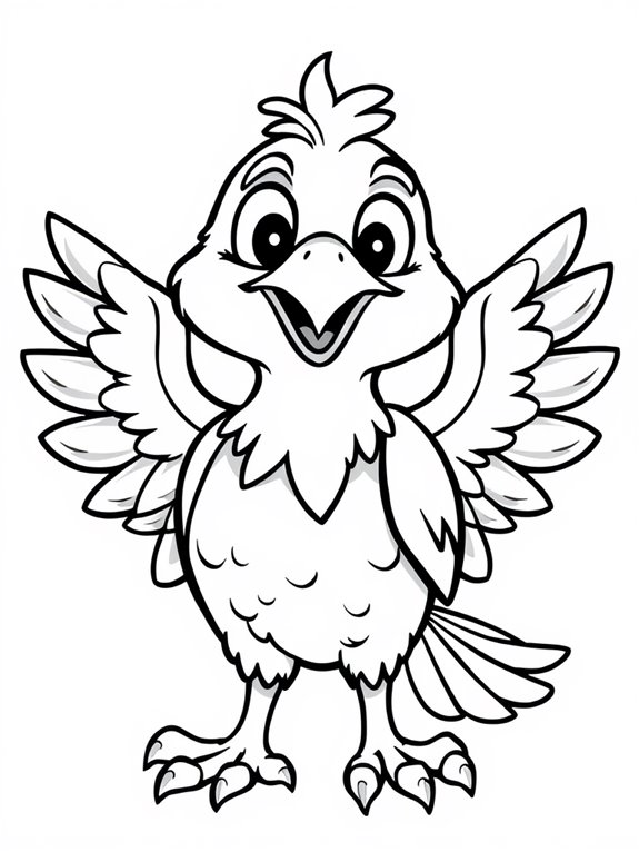 eagle coloring page activity