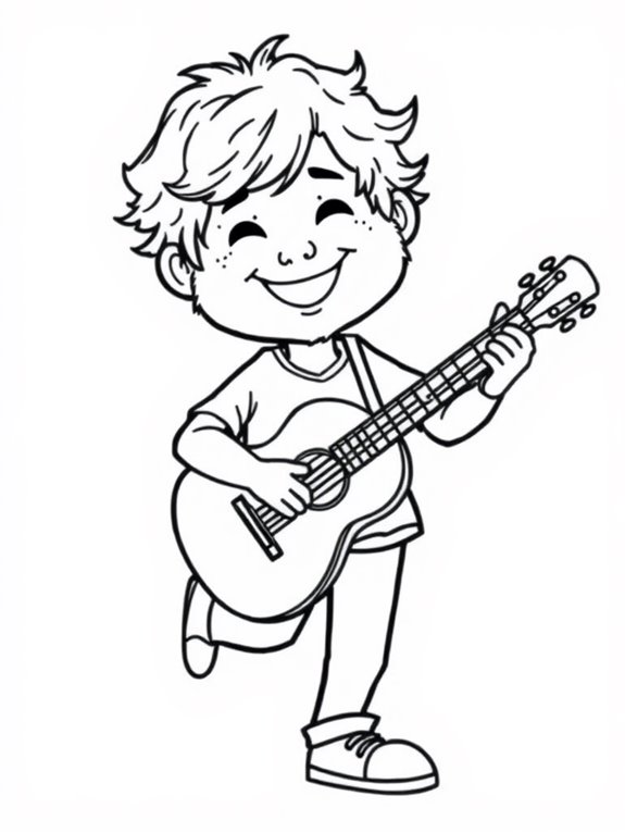 ed sheeran coloring page