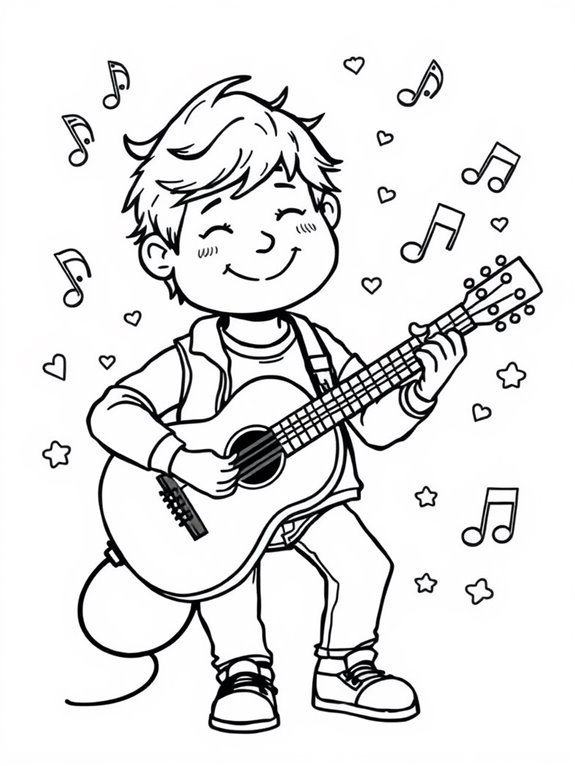 ed sheeran coloring page