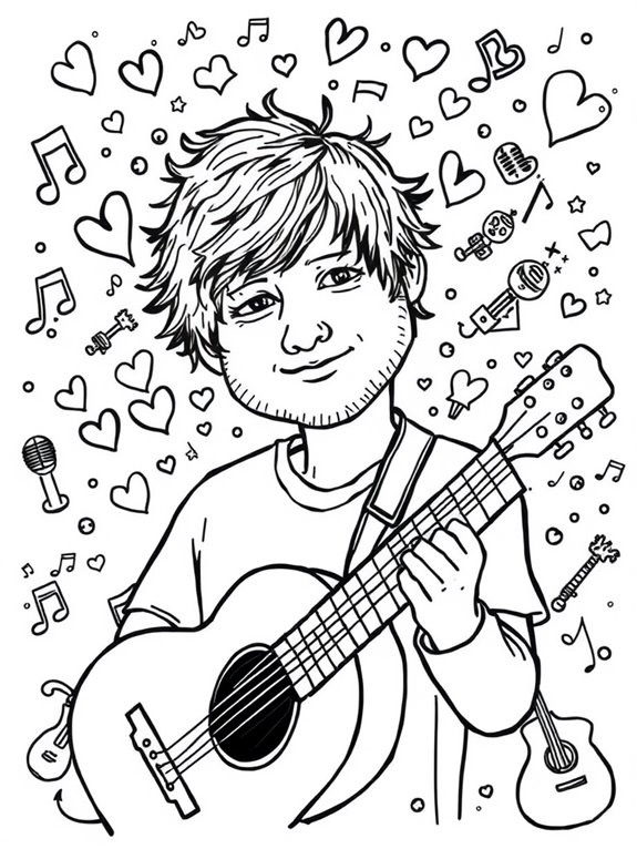 ed sheeran doodle art