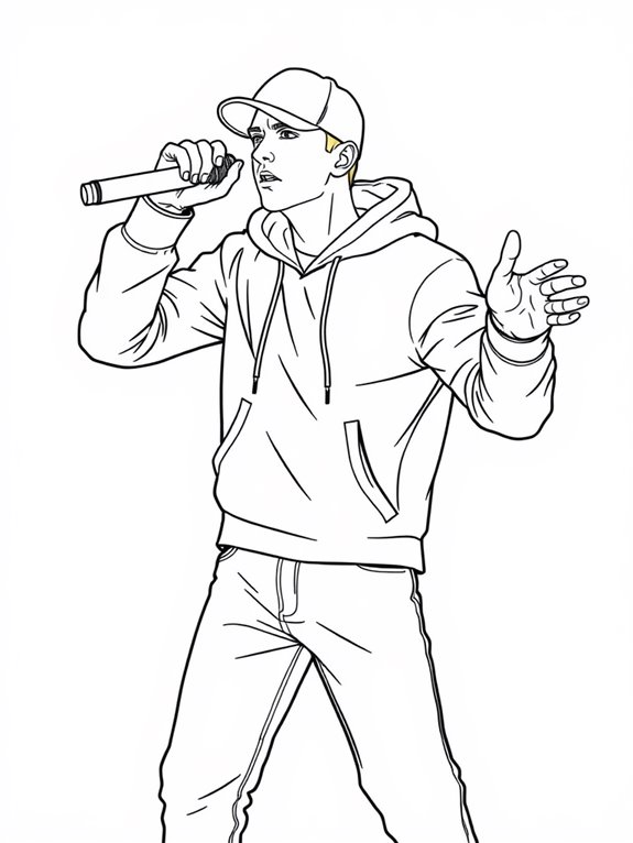 eminem dynamic coloring page