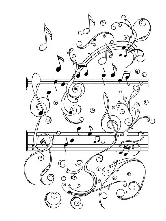 franz liszt music coloring page