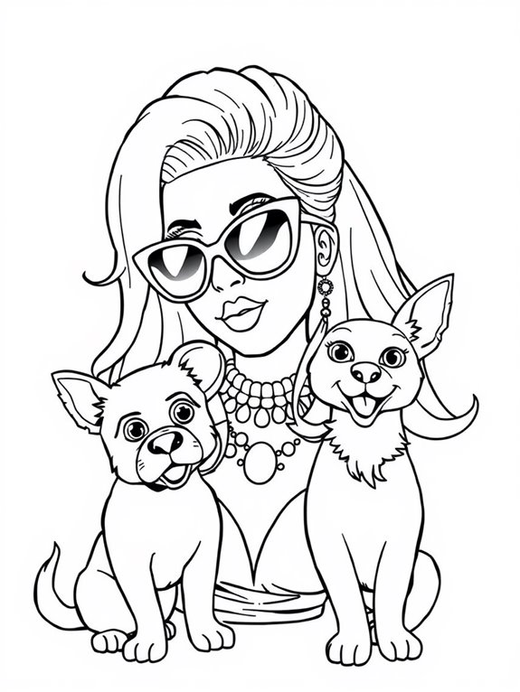 gaga s whimsical animal coloring