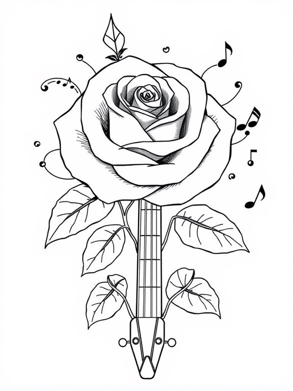 green day rose illustration