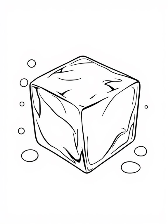 ice cube coloring activity