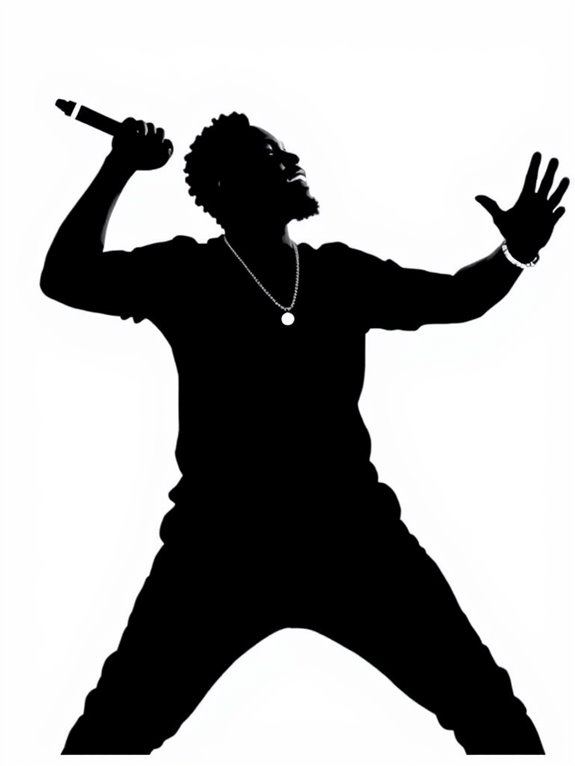 j cole silhouette coloring page