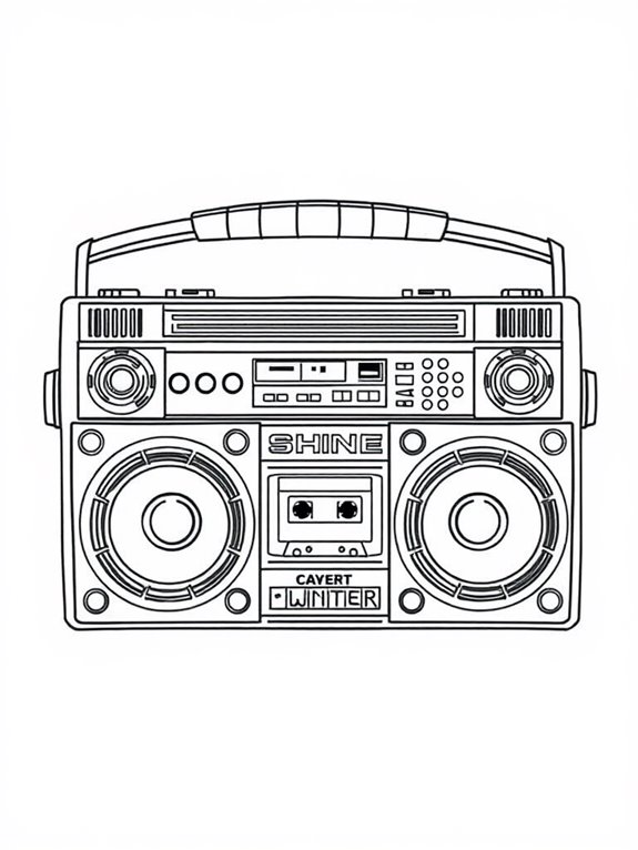 jay z boombox coloring activity