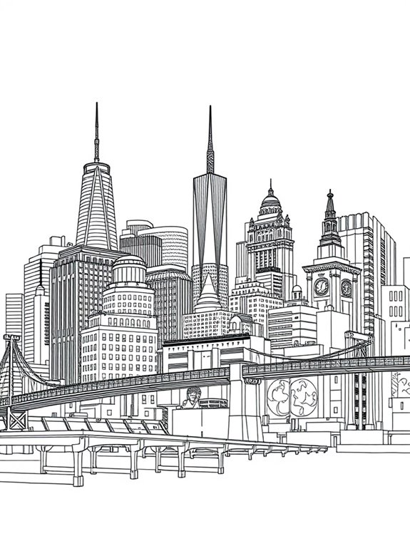 jay z city skyline art