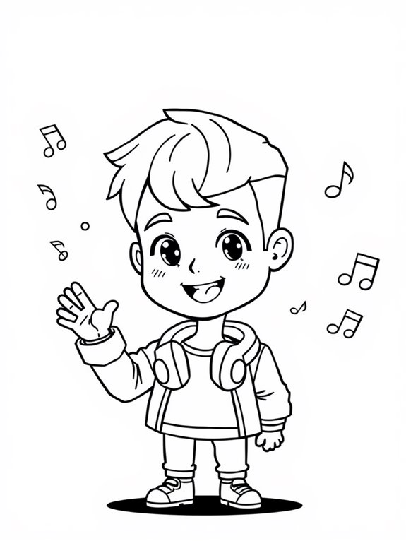 justin bieber coloring page