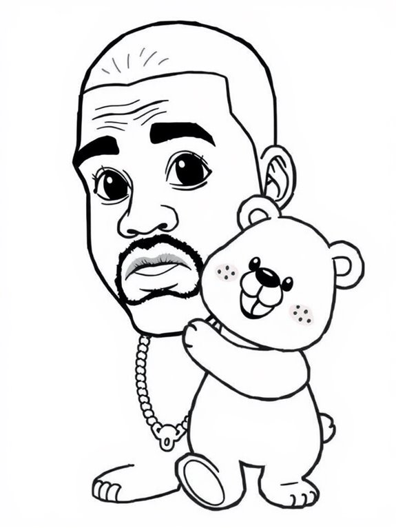 kanye west bear art