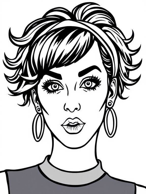 katy perry coloring page