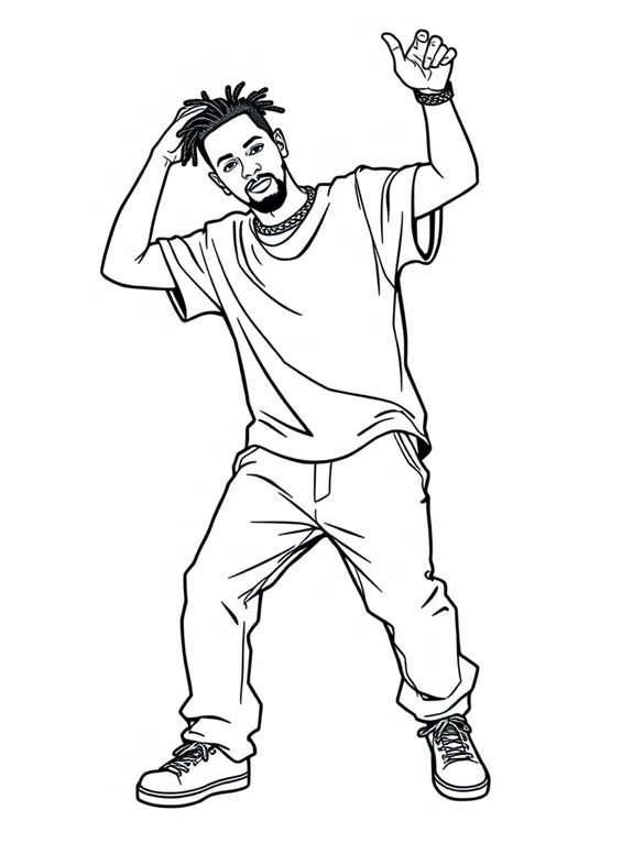 kendrick lamar coloring activity