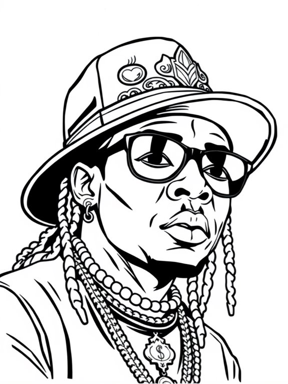 lil wayne hat illustration