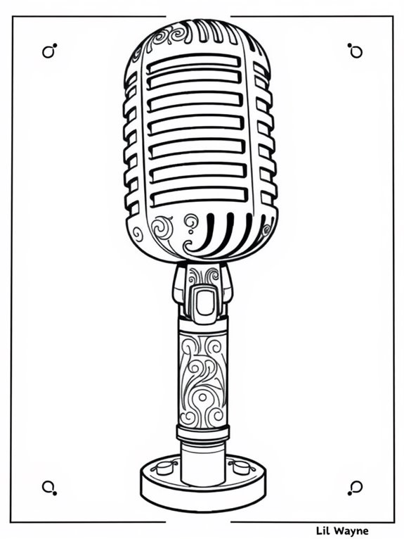 lil wayne microphone illustration