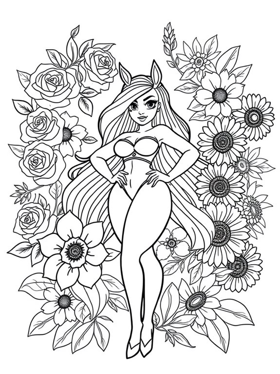 megan thee stallion coloring page