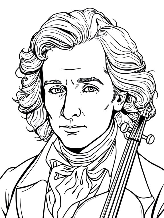 mendelssohn coloring page art