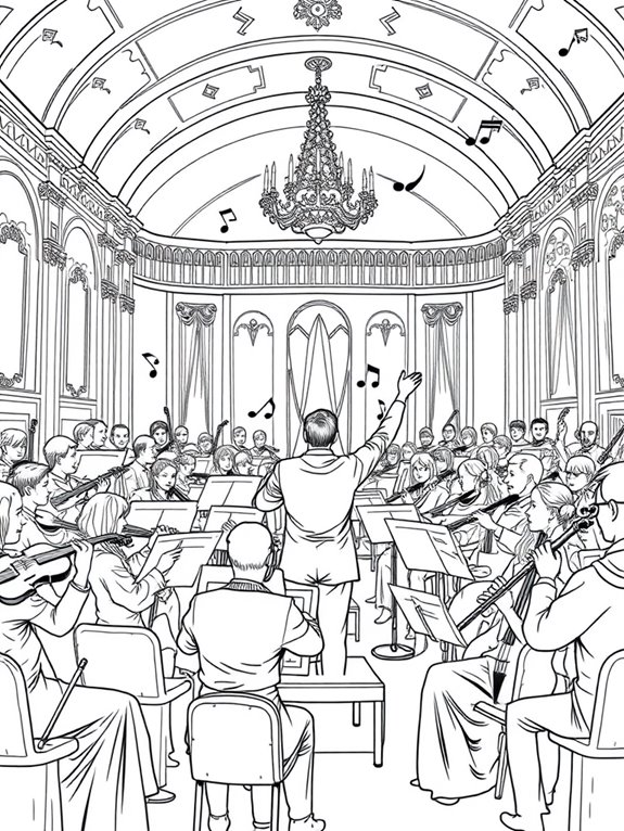 mendelssohn symphony coloring activity