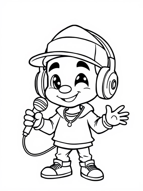 nas coloring page design