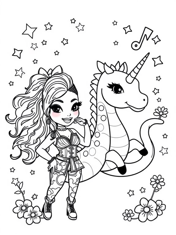 nicki minaj coloring page