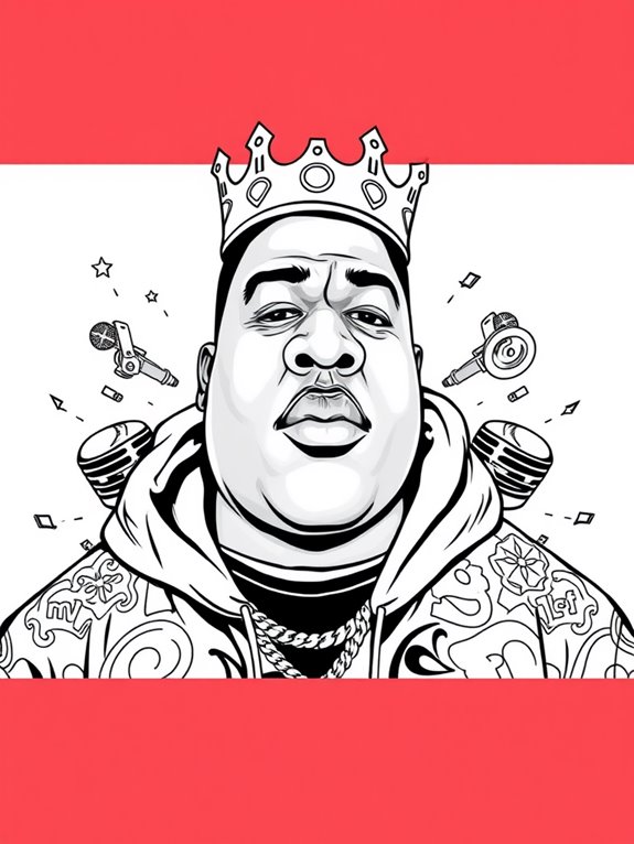 notorious b i g hoodie art