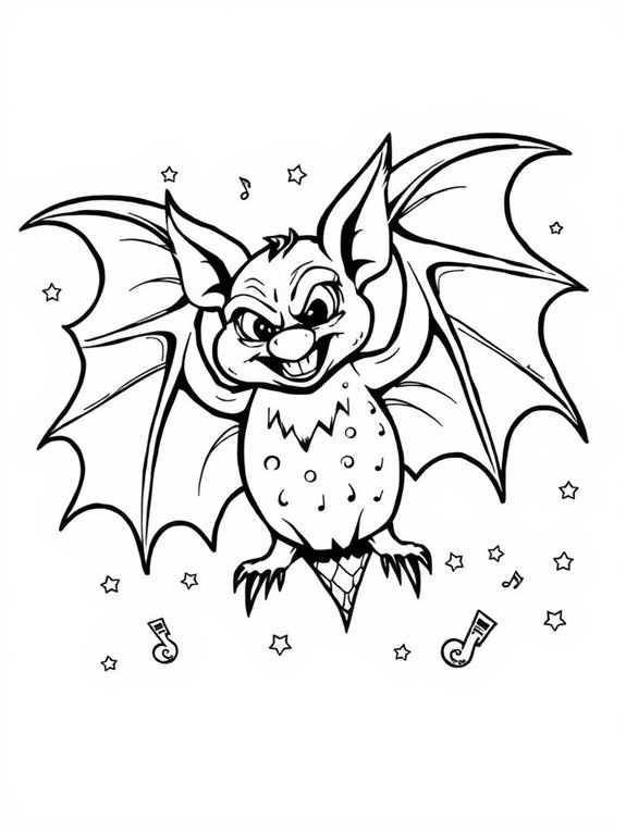 ozzy osbourne bat illustration