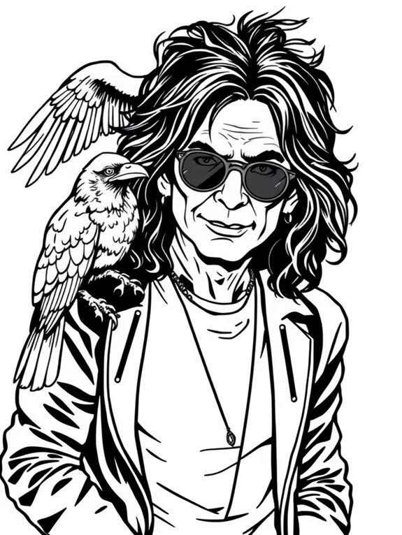 ozzy osbourne crow art