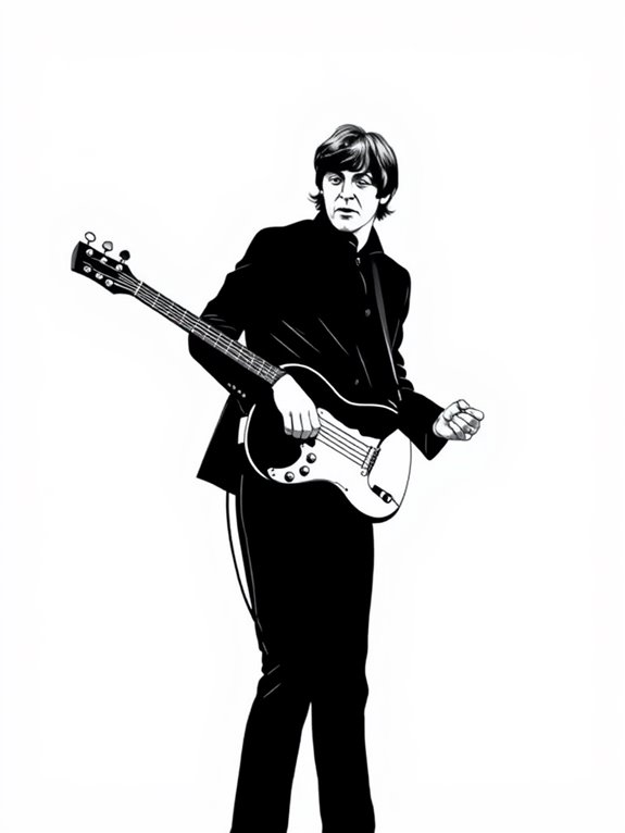 paul mccartney coloring page