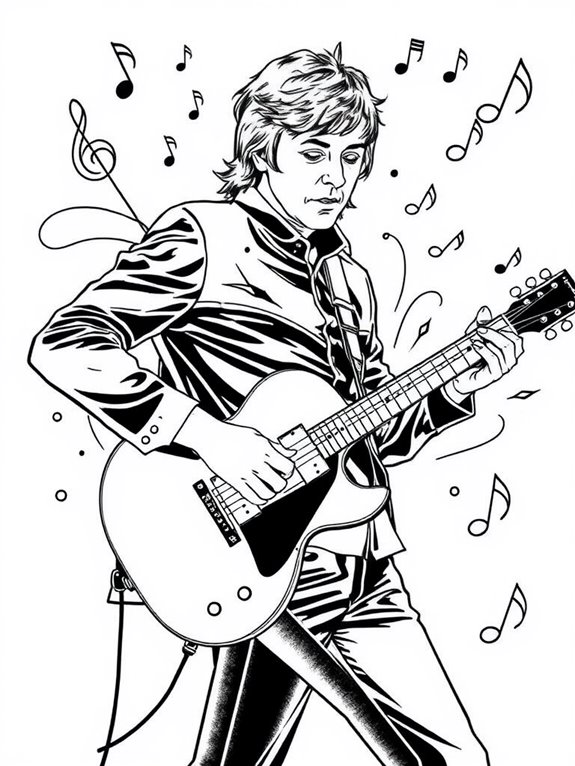 paul mccartney coloring page