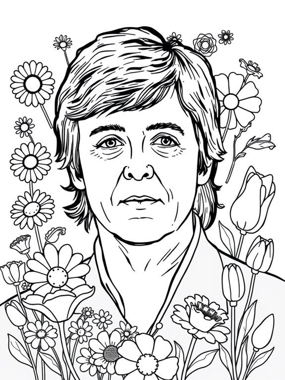 paul mccartney coloring page