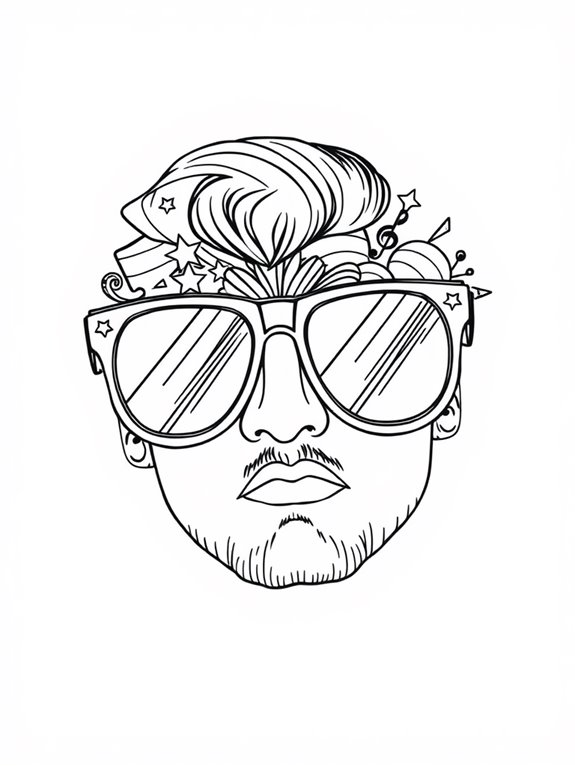 post malone sunglasses art