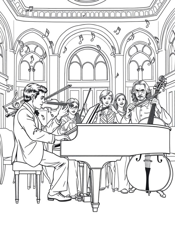 rachmaninoff and friends coloring