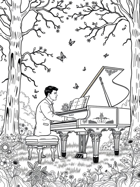 rachmaninoff nature coloring page