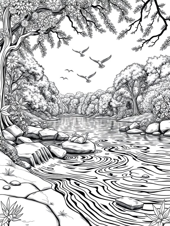 silver springs coloring page